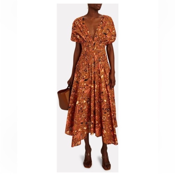 A.L.C. Floral Print Midi Dress - Picture 5 of 5